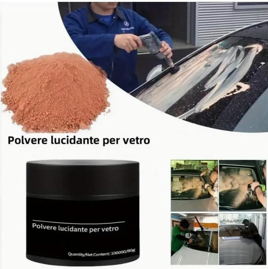 Polvere Lucidante Per Vetro Car Glass Polishing Powder 80g